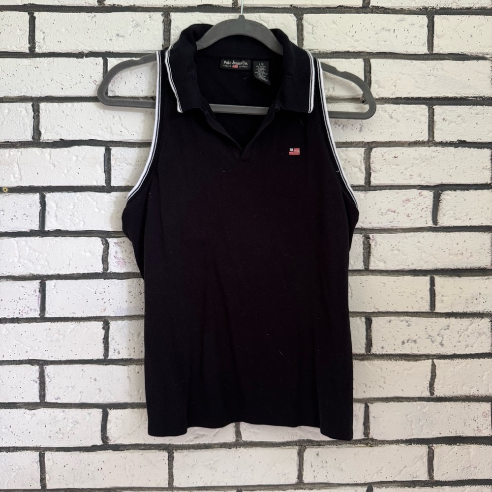 Polo by Ralph Lauren Black Tank Top